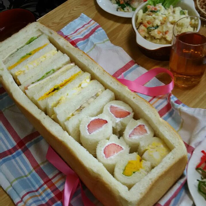 おもてなしに サンドイッチボックス シュープリーズ レシピ 作り方 By Harupyn 楽天レシピ おもてなしに サンドイッチボックス シュープリーズ レシピ 作り方 By Harupyn 楽天レシピ